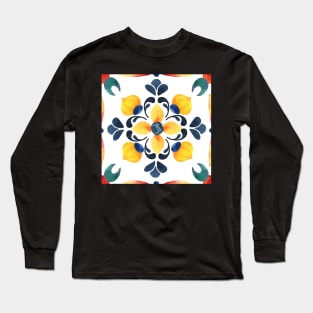 Floral ornament. Watercolor Long Sleeve T-Shirt